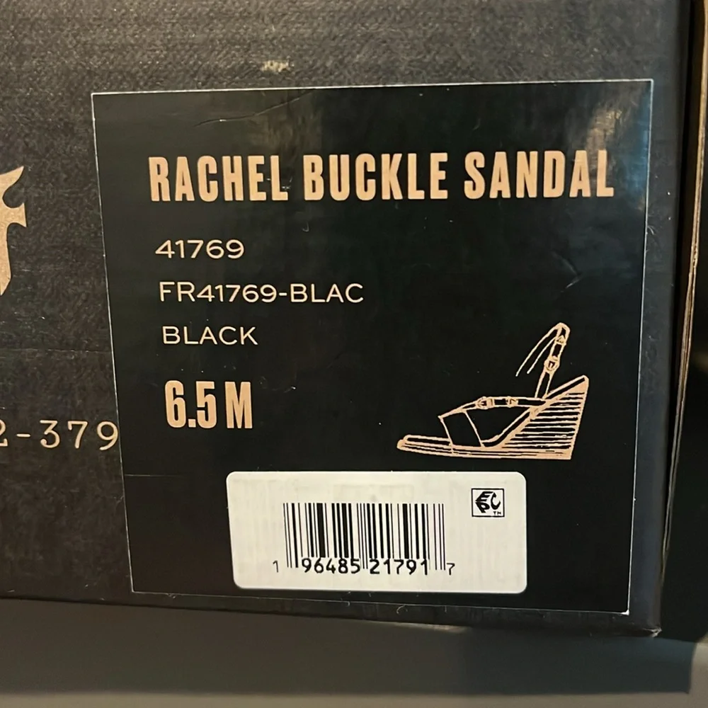 Frye Rachel Buckle Sandal 6.5 worn once!